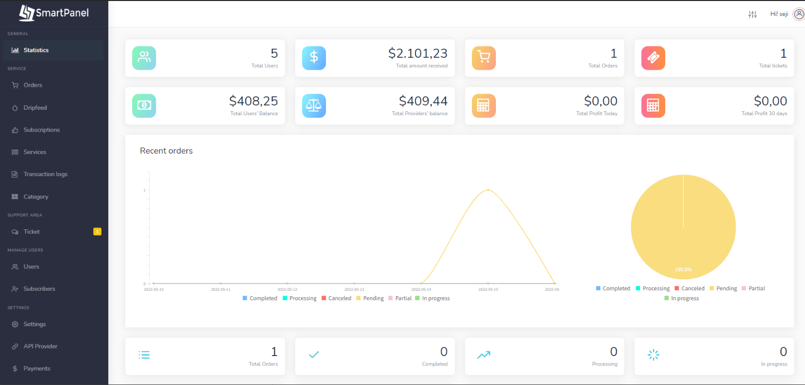 SmartPanel - SMM Panel Script - Image 6