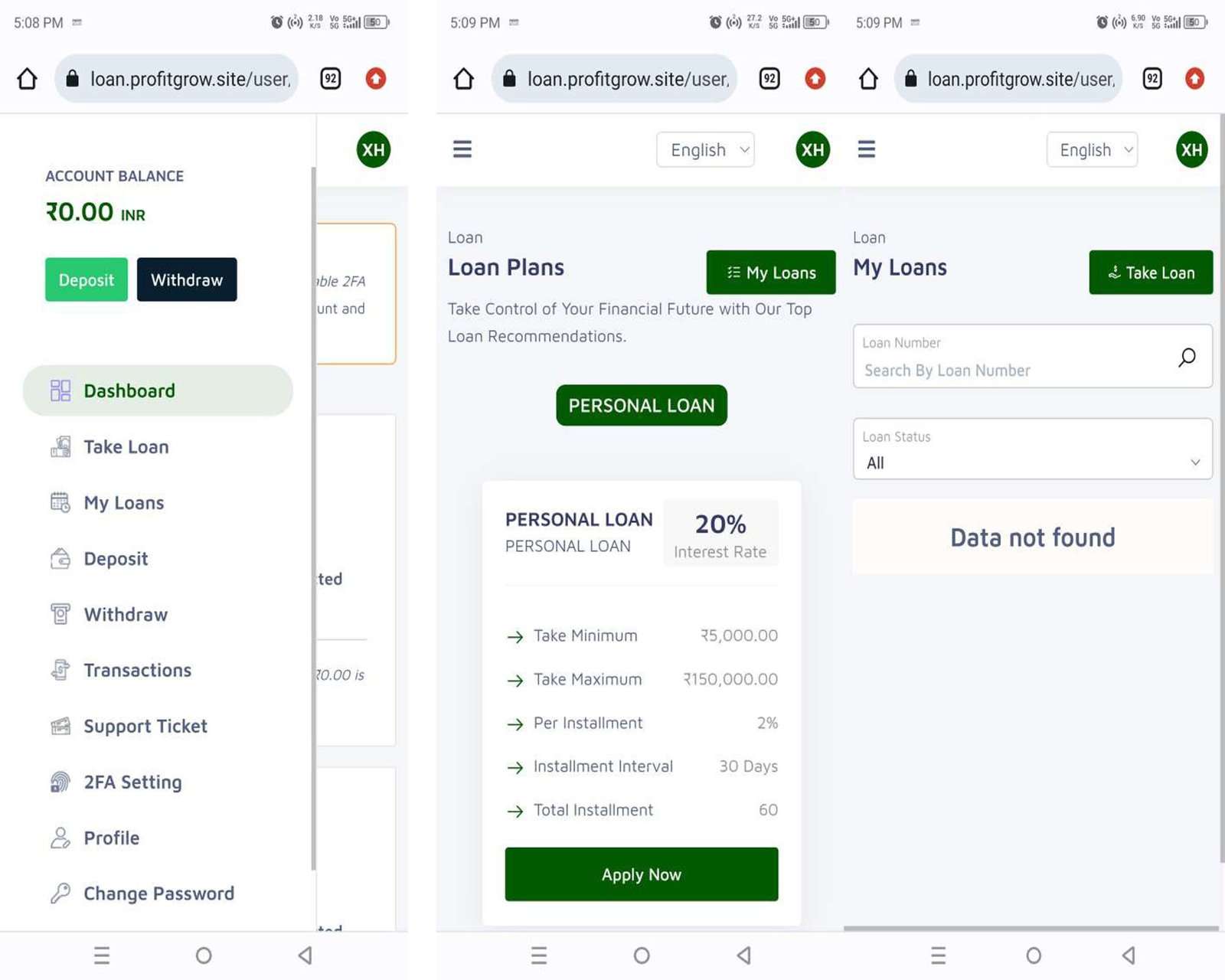 Loan Website And Application Source Code